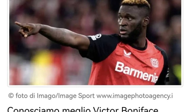 德甲媒体热议：博尼法斯转会米兰后可以适应双前锋，他的优势是一对一和冲击纵深空间