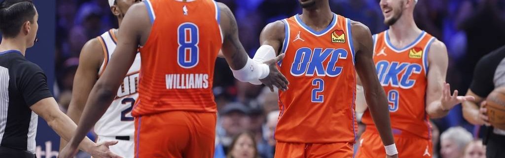 官方实力榜：雷霆居首湖人升至第四 勇士排名NO.16