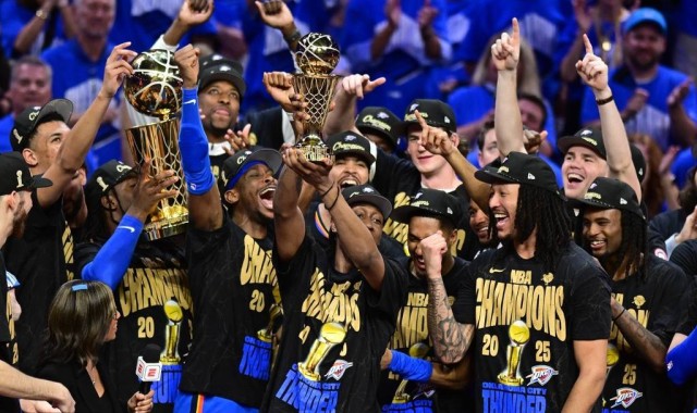 雷霆用统治力定义2024-25赛季 多项纪录载入史册