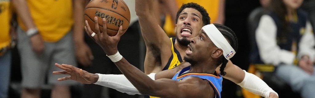 SGA24分哈利伯顿22+11+9 步行者胜雷霆总分2-1